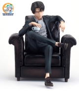 Оригинальная аниме фигурка mensHdge technical statue No.3 Attack on Titan - Levi Complete Figure