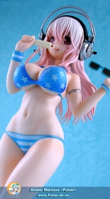 Оригинальная аниме фигурка Premium Prize Sonico Summer Beach Swimsuit Ver.
