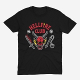 Футболка &laquo;Stranger Things - Hellfire Club&raquo; 