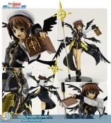 Оригинальная аниме фигурка  Moekore PLUS No.10 Magical Girl Lyrical Nanoha StrikerS - Hayate Yagami Kinight Armor 1/7 Complete Figure