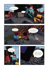 Комикс на русском языке «Приключения в Minecraft. Книга 2. Месть Зомби-монахов»