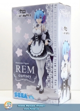 Оригинальная аниме фигурка PM Figure Rem Curtsey Ver.