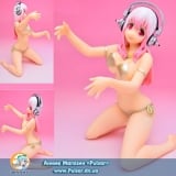 Оригинальная аниме фигурка 	Drink Holder: Sonico Champagne Gold Ver
