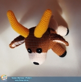 М`яка іграшка "Amigurumi" "Last Exile - Alvis Hamilton Goat"