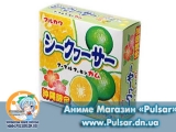 Жевательная резинка Marukawa Marble bubble gum со вкусом лайма 5,4 гр., (4 шарика по 1,35 гр.)