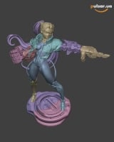Оригинальная аниме фигурка &laquo;Rebecca Smasher - Cyberpunk: Edgerunners - Handpainted Collectible Statue&raquo;