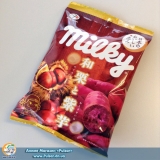 Жевательные конфеты Fujiya Milky Waguri and purple sweet potato bag 85g (Каштаны и пурпурный сладкий картофель )