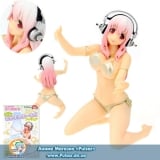 Оригинальная аниме фигурка 	Drink Holder: Sonico Champagne Gold Ver