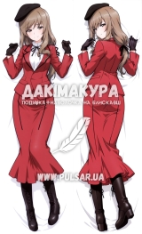 Дакимакура (подушка для объятий)  150 см &laquo;Тиё Шимада - Девушки и танки&raquo; tape 1