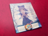 Перекидний календар на пружині ( на 2014 рік) за мотивами Аніме ігри "Touhou Project"