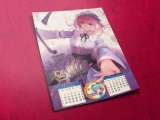 Перекидний календар на пружині ( на 2014 рік) за мотивами Аніме ігри "Touhou Project"