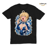 Футболка &laquo;Ahegao Collection ☀ Fate/stay night ➤ Saber&raquo;