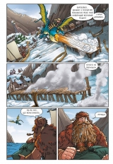 Комикс на украинском языке «Як приборкати дракона. Вершники берка. Крижаний замок. Том 3»