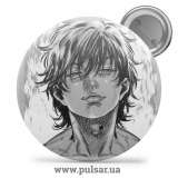 Значок Боец Баки / Baki the Grappler tape 7
