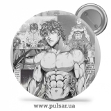 Значок Боец Баки / Baki the Grappler tape 8