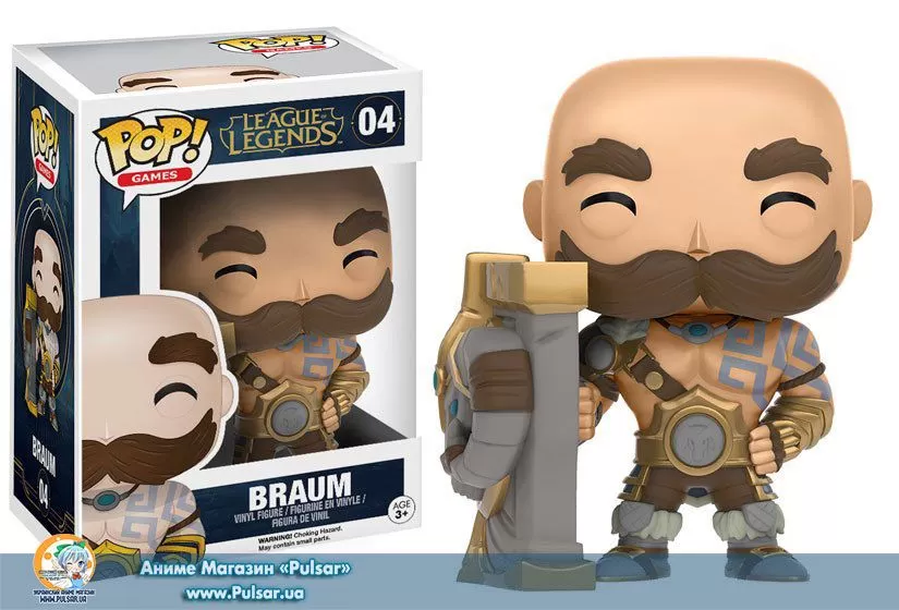 Виниловая фигурка POP! GAMES: LEAGUE OF LEGENDS - BRAUM