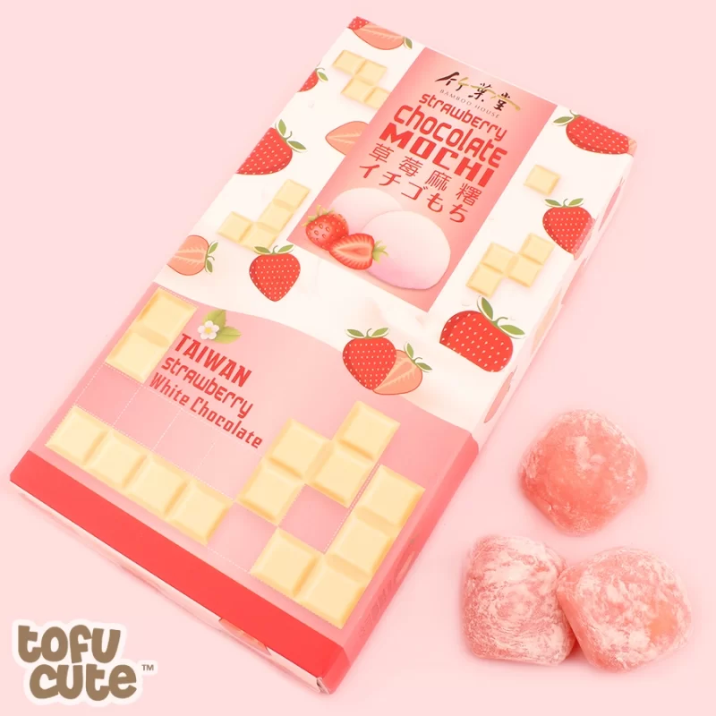 Моти «Bamboo House Strawberry White Chocolate 120г» 