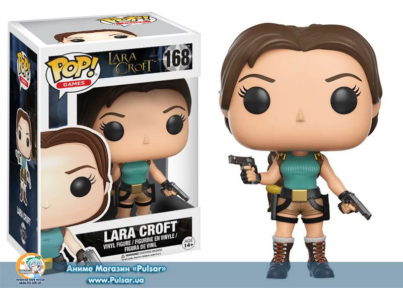 Виниловая фигурка POP! GAMES: TOMB RAIDER - LARA CROFT