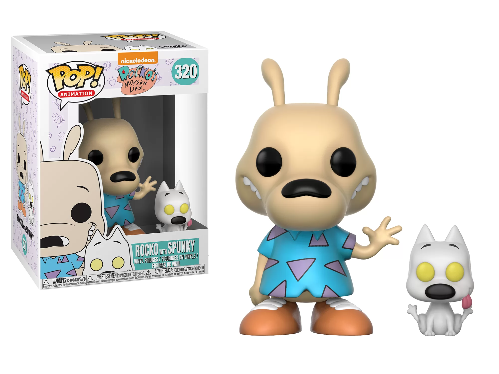 Виниловая фигурка Pop! Animation: Rocko's Modern Life - Rocko with Spunky