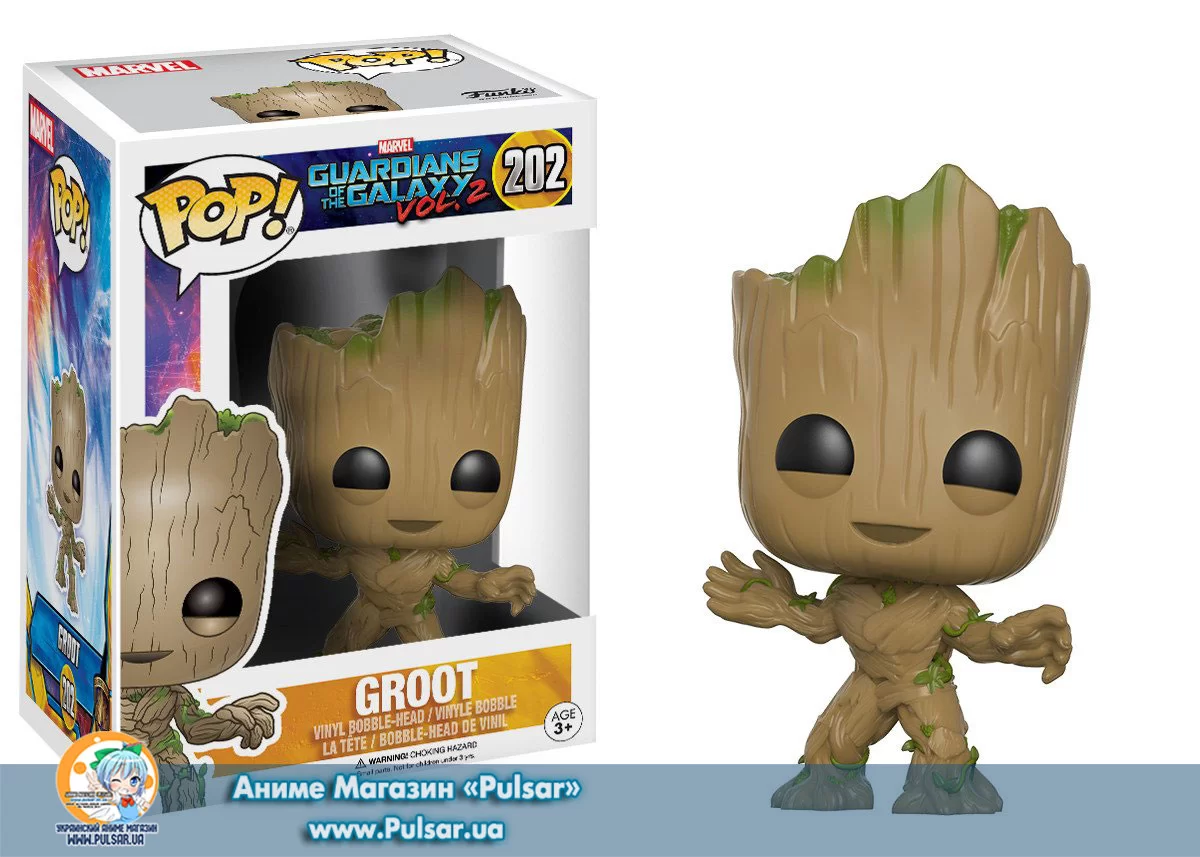 Виниловая фигурка Pop! Marvel: Guardians of the Galaxy Vol. 2 - Groot 