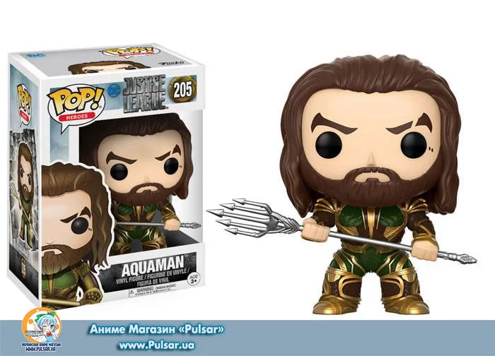 Виниловая фигурка Pop! Movies: DC - Justice League - Aquaman