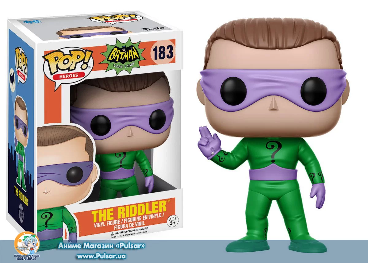 Виниловая фигурка POP Heroes: DC Heroes - Riddler