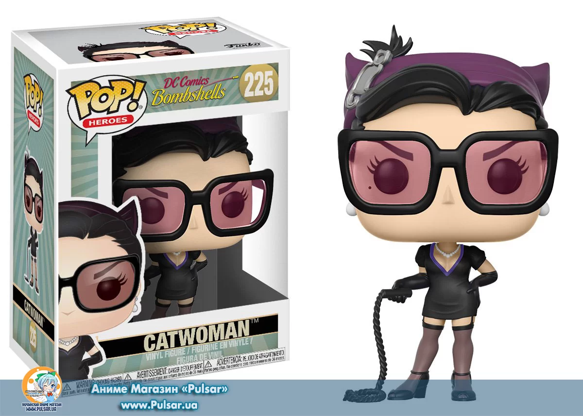 Виниловая фигурка Pop! Heroes: DC Bombshells - Catwoman