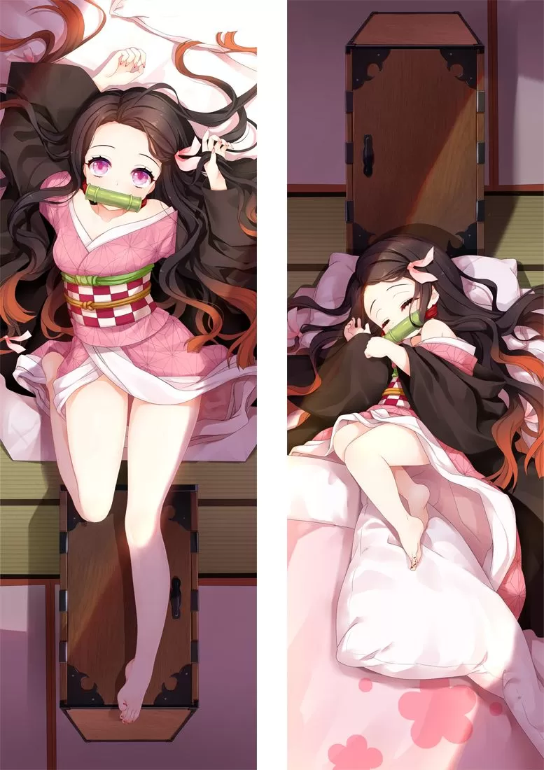 Оригинальная Японская Дакимакура (подушка для объятий)  «Demon Slayer Kimetsu no Yaiba-Nezuko Kamado»