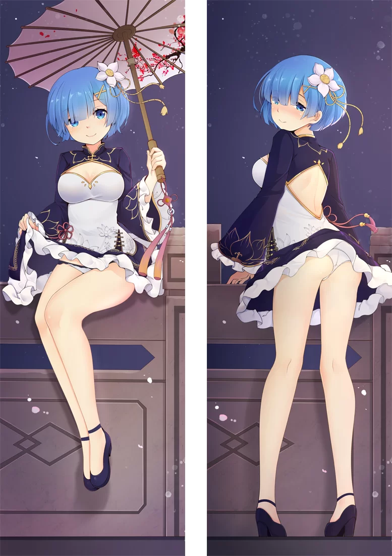 Дакимакура (подушка для объятий)  150 см Re:Zero - Rem 11