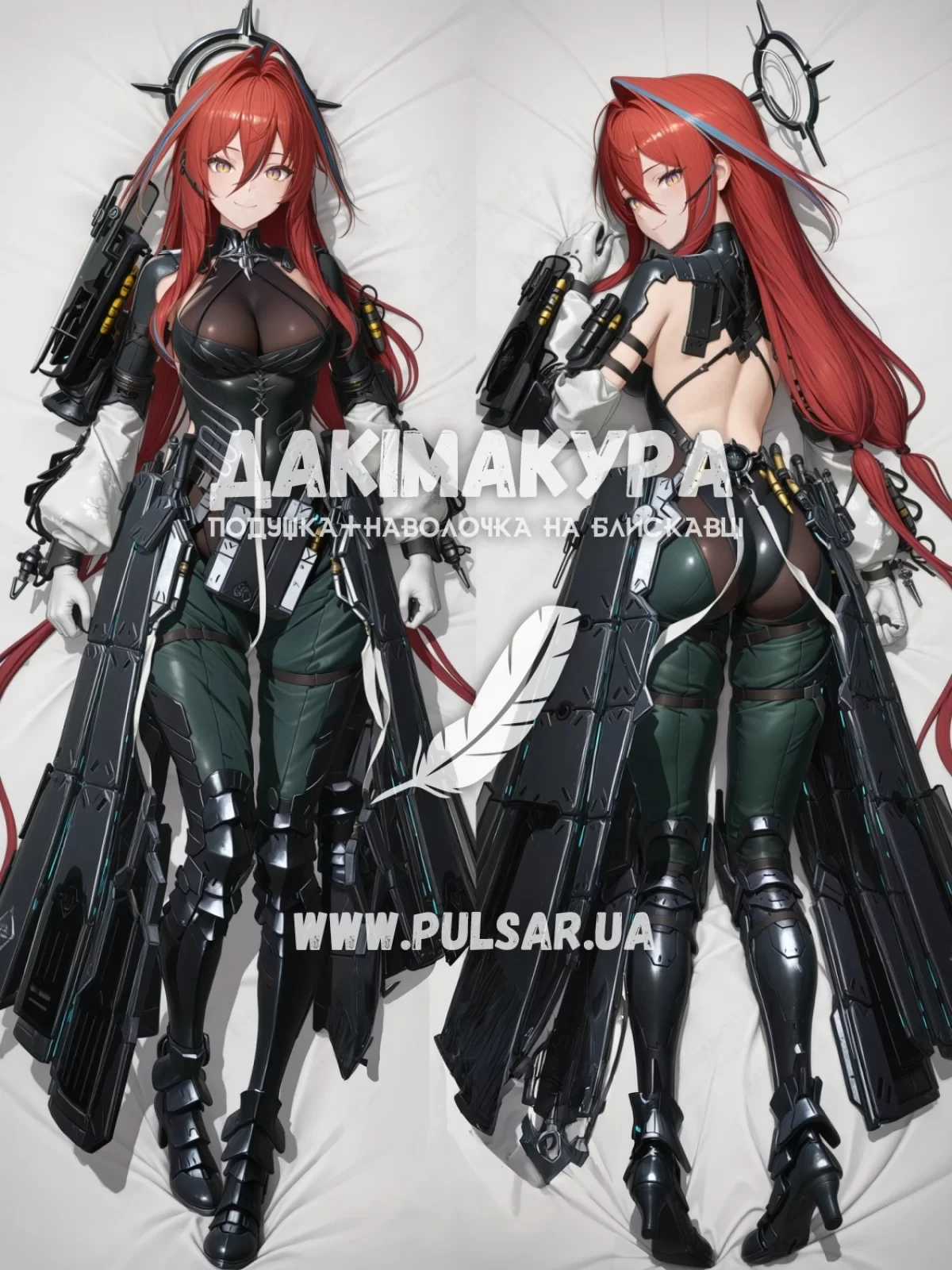 Дакимакура (подушка для объятий) 150 см &laquo;Ember | Arknights Endfield&raquo; tape 1