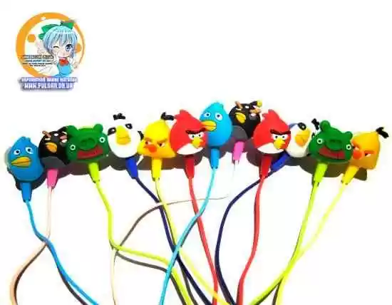 Навушники модель "Angry Birds"
