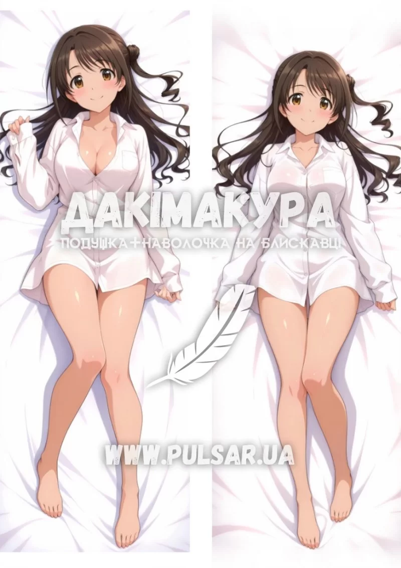 Дакимакура (подушка для объятий)  150 см «Uzuki Shimamura | THE IDOLM@STER» tape 1