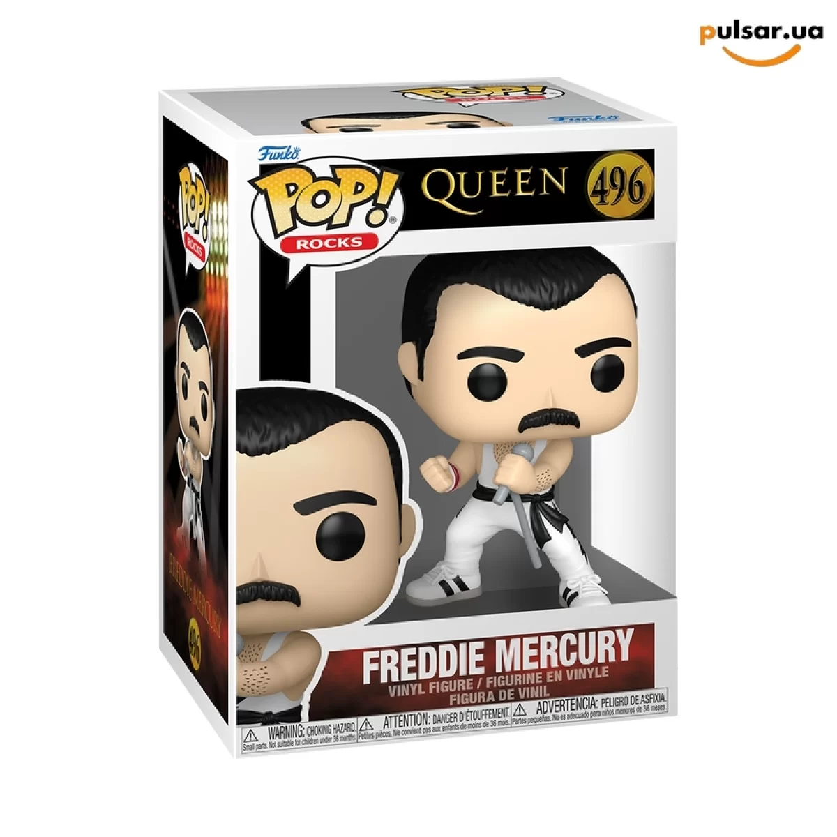Виниловая фигурка &laquo;Funko POP! &bull;  &bull; Queen ◉ Freddie Mercury № 496&raquo;