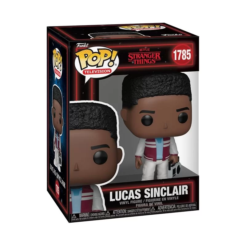 Виниловая фигурка «Funko Pop! Stranger Things - Lucas Sinclair with Boombox №1785»