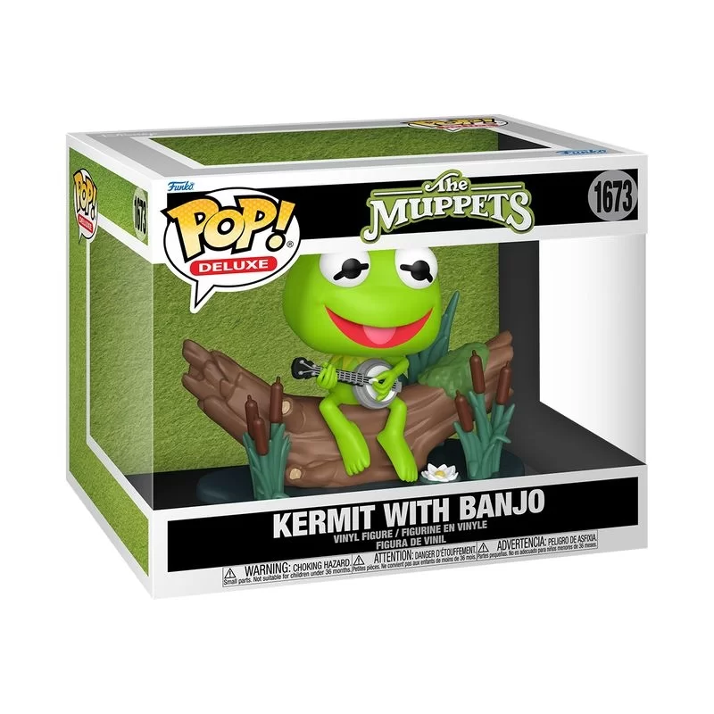 Виниловая фигурка «Funko Pop Deluxe Disney - Kermit with Banjo №1673»
