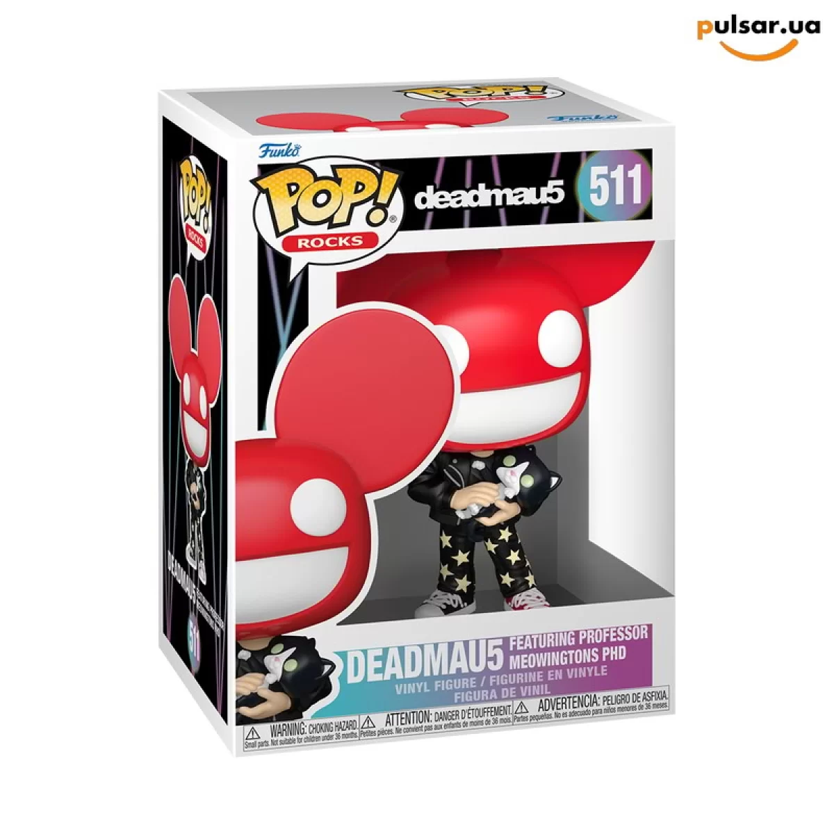 Виниловая фигурка  &laquo;Funko POP! &bull;  &bull; deadmau5 ◉ deadmau5 featuring Professor Meowingtons PhD № 511&raquo;