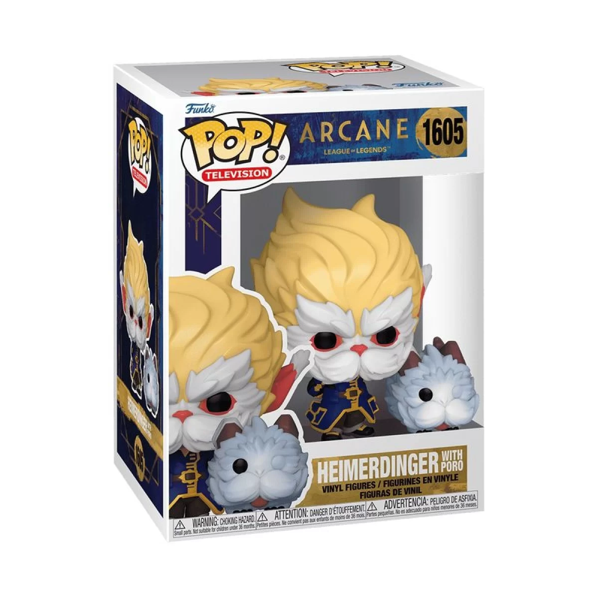 Виниловая фигурка &laquo;Funko POP! &bull; & Buddy  &bull; League of Legends ◉ Heimerdinger with Poro №1605&raquo;