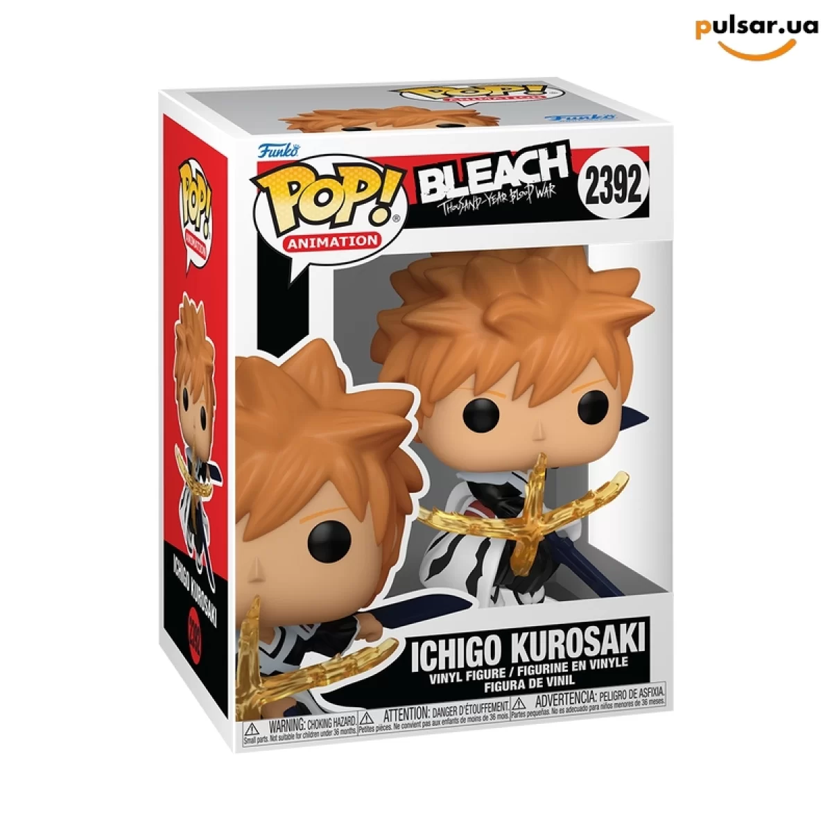 Виниловая фигурка &laquo;Funko POP! &bull; &bull; Bleach ◉ Ichigo Kurosaki №2392&raquo;