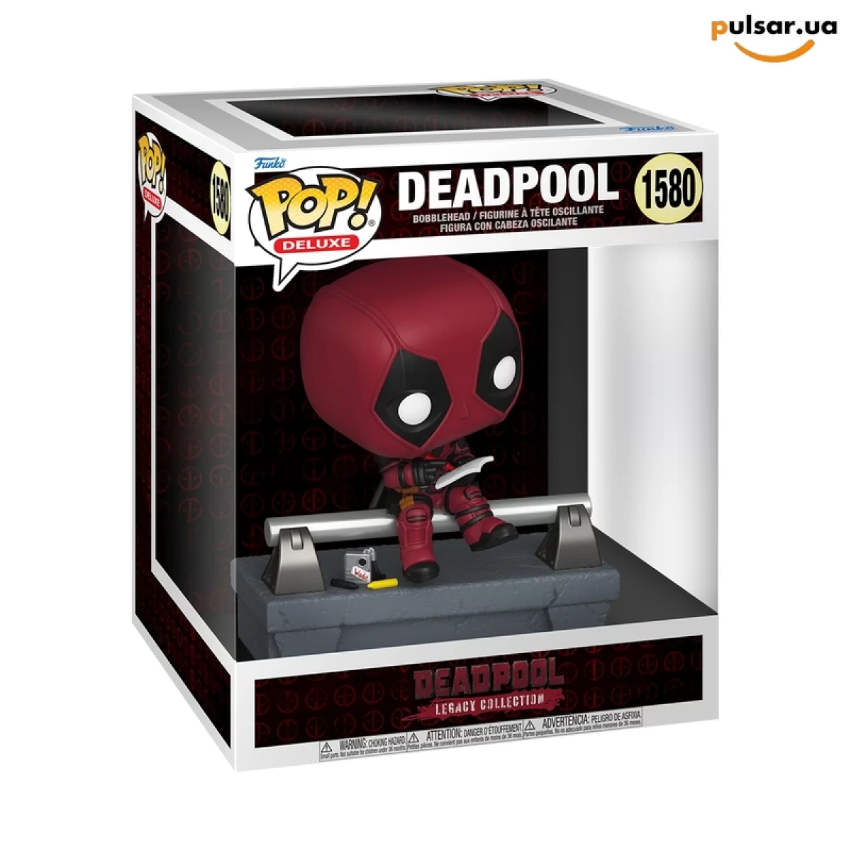 Виниловая фигурка &laquo;Funko POP! &bull; Deluxe &bull; Marvel ◉ Deadpool on Bridge № 1580&raquo;
