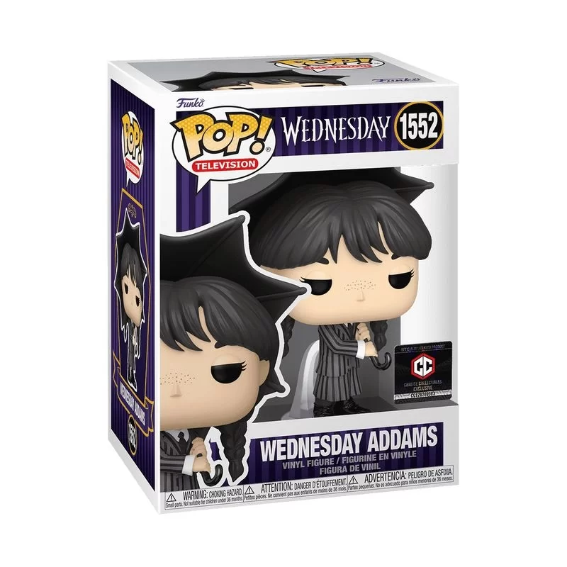 Виниловая фигурка «Funko POP! Addams Family - Wednesday Addams with Umbrella #1552»