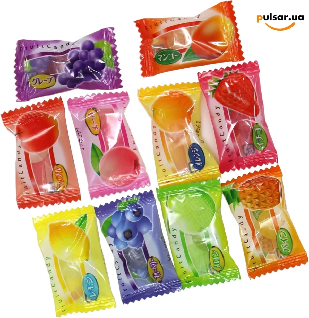 Японские конфеты &laquo;10 Assort Fruit Candy - Nissin Dolce (日進乳業)&raquo;