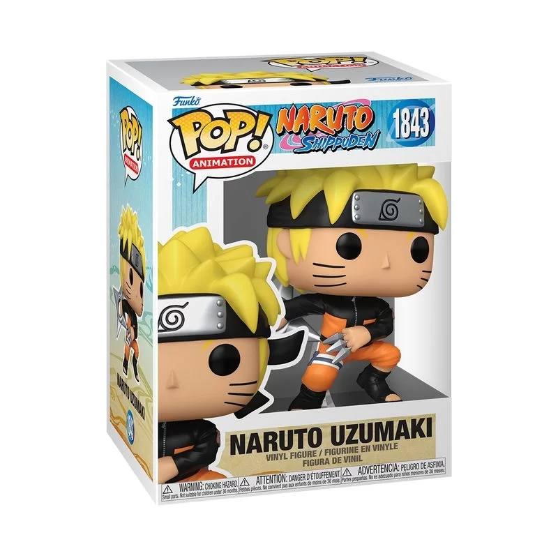 Виниловая фигурка «Funko POP! Naruto - Naruto Uzumaki with Kunai & Shuriken #1843»
