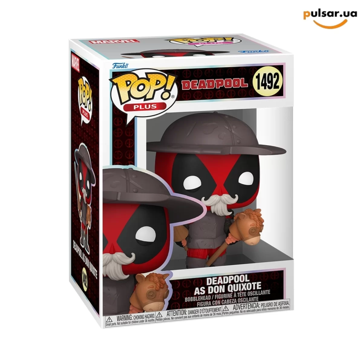 Виниловая фигурка &laquo;Funko POP! &bull; Pop! Plus &bull; Marvel ◉ Deadpool as Don Quixote № 1492&raquo;