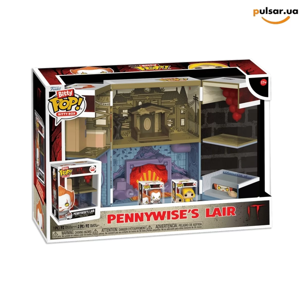 Виниловая фигурка &laquo;Funko POP! &bull; Bitty Box &bull; IT ◉ Pennywise Lair № --&raquo;