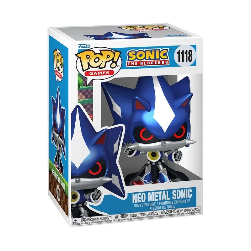 Виниловая фигурка «Funko Pop! Neo Metal Sonic (Metallic) #1118»