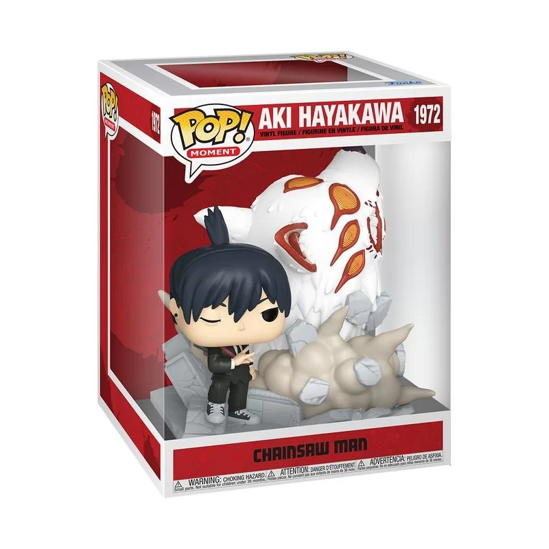 Виниловая фигурка «Funko Pop! Deluxe Chainsaw Man Moment Aki Hayakawa with Fox Devil #1972»