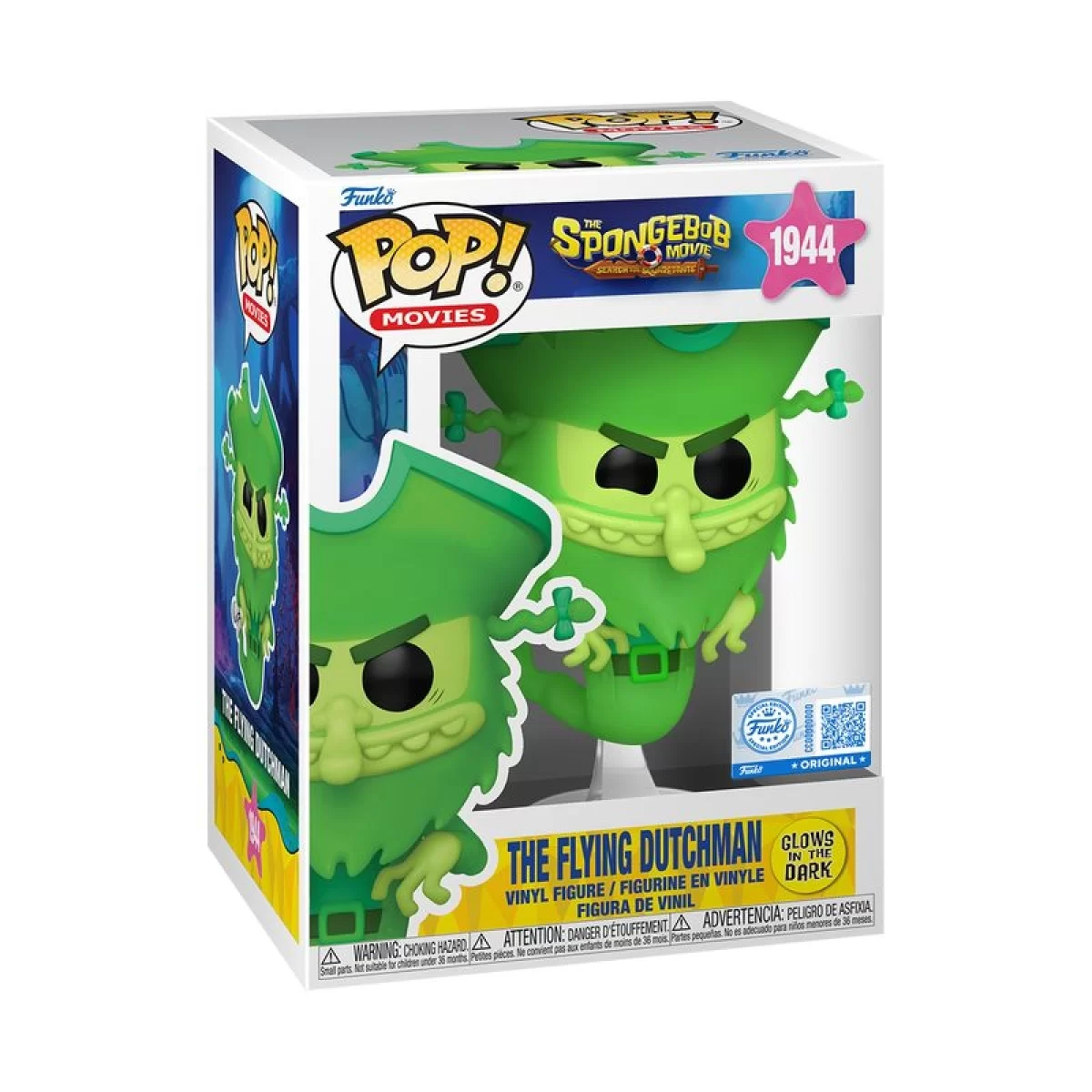 Виниловая фигурка &laquo;Funko POP! Nickelodeon  - The Flying Dutchman (Glow) №1944&raquo;