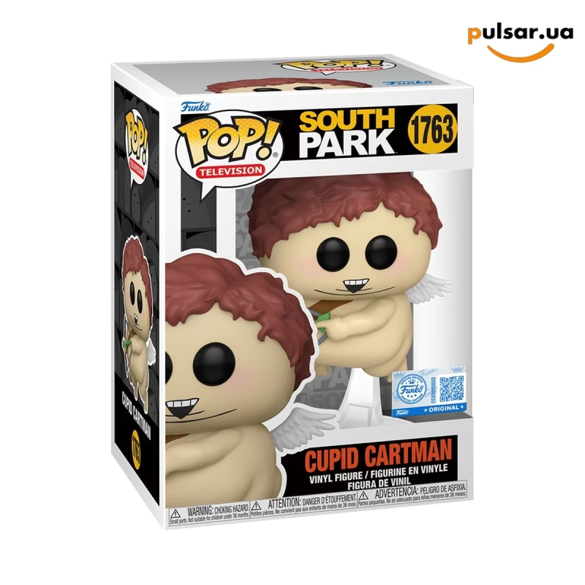 Виниловая фигурка &laquo;Funko POP! &bull; web exclusive &bull; South Park ◉ Cupid Cartman № 1763&raquo;