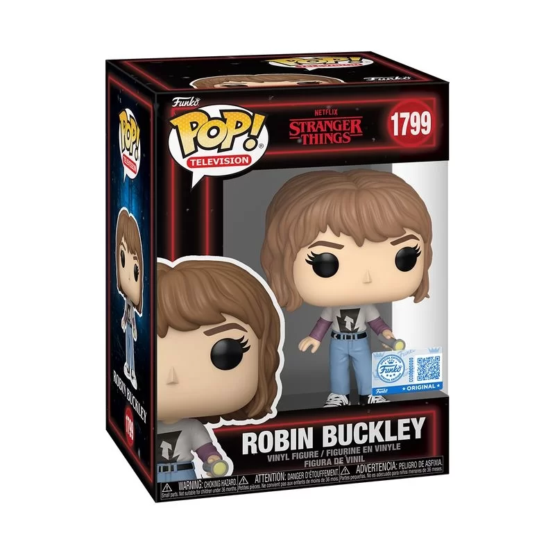 Виниловая фигурка «Funko Pop Stranger Things - Robin Buckley with Flashlight №1799»