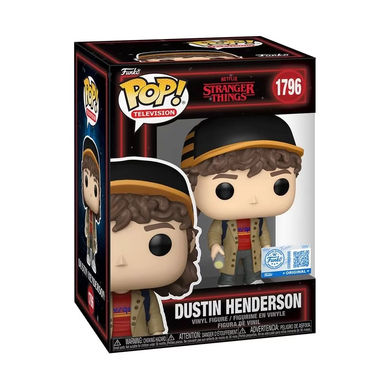 Виниловая фигурка «Funko Pop! Stranger Things - Dustin Henderson with Flashlight №1796»
